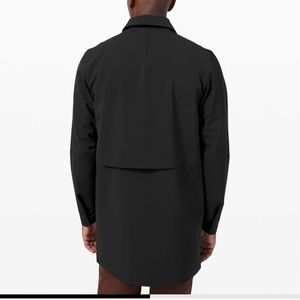 Khaki color  driver’s coat.  Lululemon XL